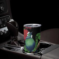 New Zealand Tui Bird Christmas Tumbler Cup Maori Fern Mix Pohotukawa LT14 - Polynesian Pride