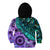 New Zealand Paua Shell With Australia Opal Unique Combine Kid Hoodie LT14 - Polynesian Pride