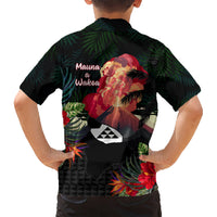 Hawaii Mauna Kea Kid Hawaiian Shirt White Mountain With Nene Tropical Vibes LT14 - Polynesian Pride
