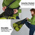 Lime Green New Zealand Mangopare Grocery Bag Aotearoa Maori Koru Style