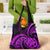 Purple Aotearoa Mangopare Grocery Bag NZ Maori Koru Style