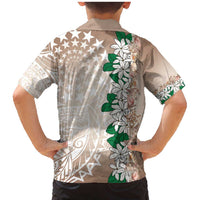 Cook Islands Tiare Maori With Conch Shell Family Matching Mermaid Dress and Hawaiian Shirt 2025 Pasifika Polynesian Tattoo LT14 - Polynesian Pride