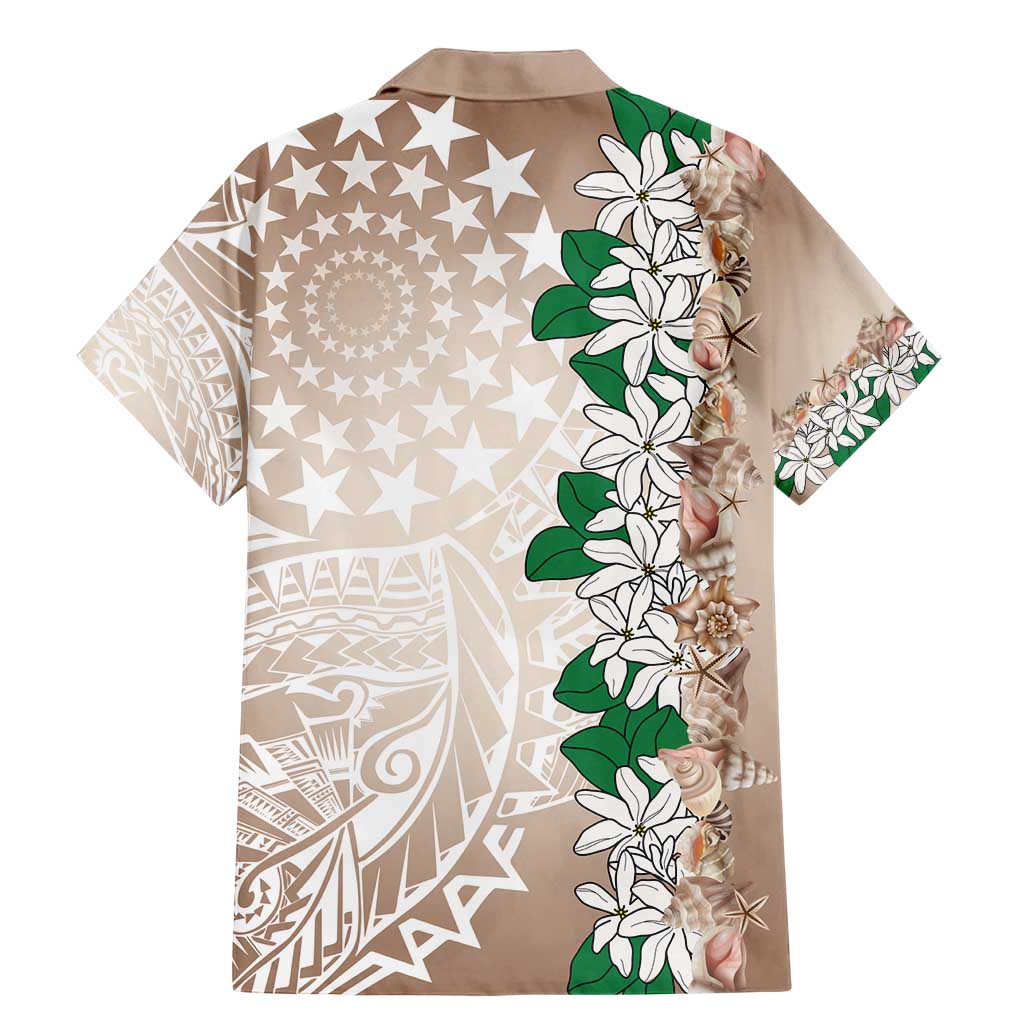 Cook Islands Tiare Maori With Conch Shell Family Matching Mermaid Dress and Hawaiian Shirt 2025 Pasifika Polynesian Tattoo LT14 - Polynesian Pride