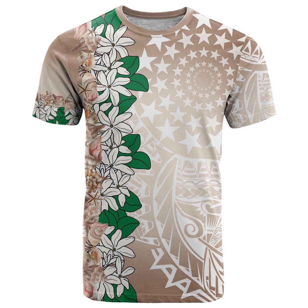 Cook Islands Tiare Maori With Conch Shell T Shirt 2025 Pasifika Polynesian Tattoo