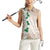 Cook Islands Tiare Maori With Conch Shell Women Sleeveless Polo Shirt 2025 Pasifika Polynesian Tattoo