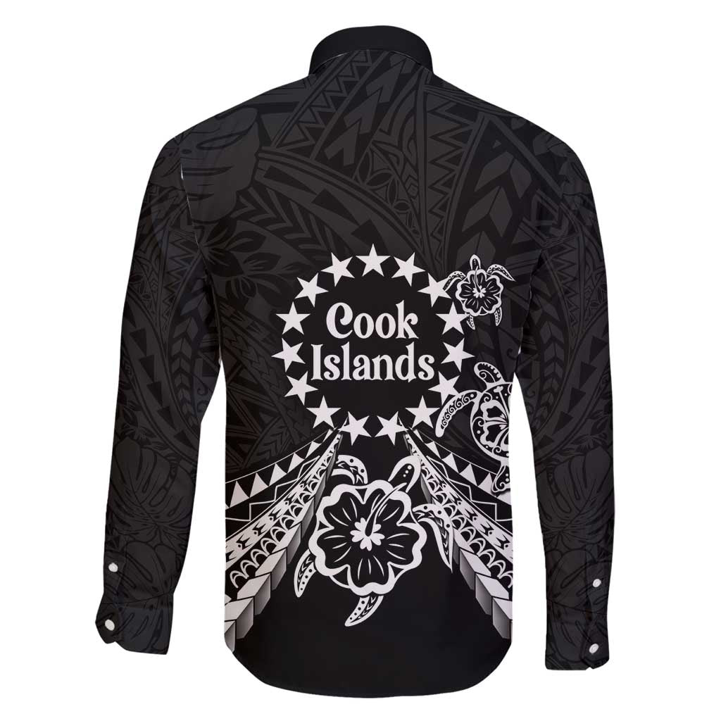 Kia Orana Cook Islands Family Matching Mermaid Dress and Hawaiian Shirt 2025 Pasifika Polynesian Turtle Black Color LT14 - Polynesian Pride