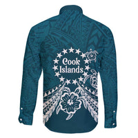 Kia Orana Cook Islands Family Matching Puletasi and Hawaiian Shirt Polynesian Turtle Crowberry Blue Color LT14 - Polynesian Pride