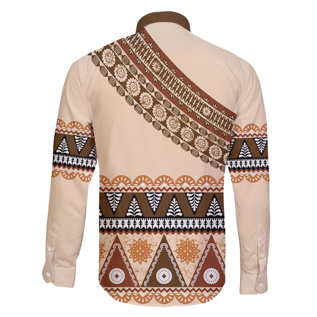 Bula Fiji Family Matching Off Shoulder Short Dress and Hawaiian Shirt 2025 Pasifika Traditional Fijian Masi LT14 - Polynesian Pride