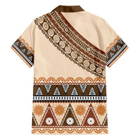Bula Fiji Family Matching Short Sleeve Bodycon Dress and Hawaiian Shirt 2025 Pasifika Traditional Fijian Masi LT14 - Polynesian Pride