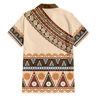 Bula Fiji Family Matching Tank Maxi Dress and Hawaiian Shirt 2025 Pasifika Traditional Fijian Masi LT14 - Polynesian Pride