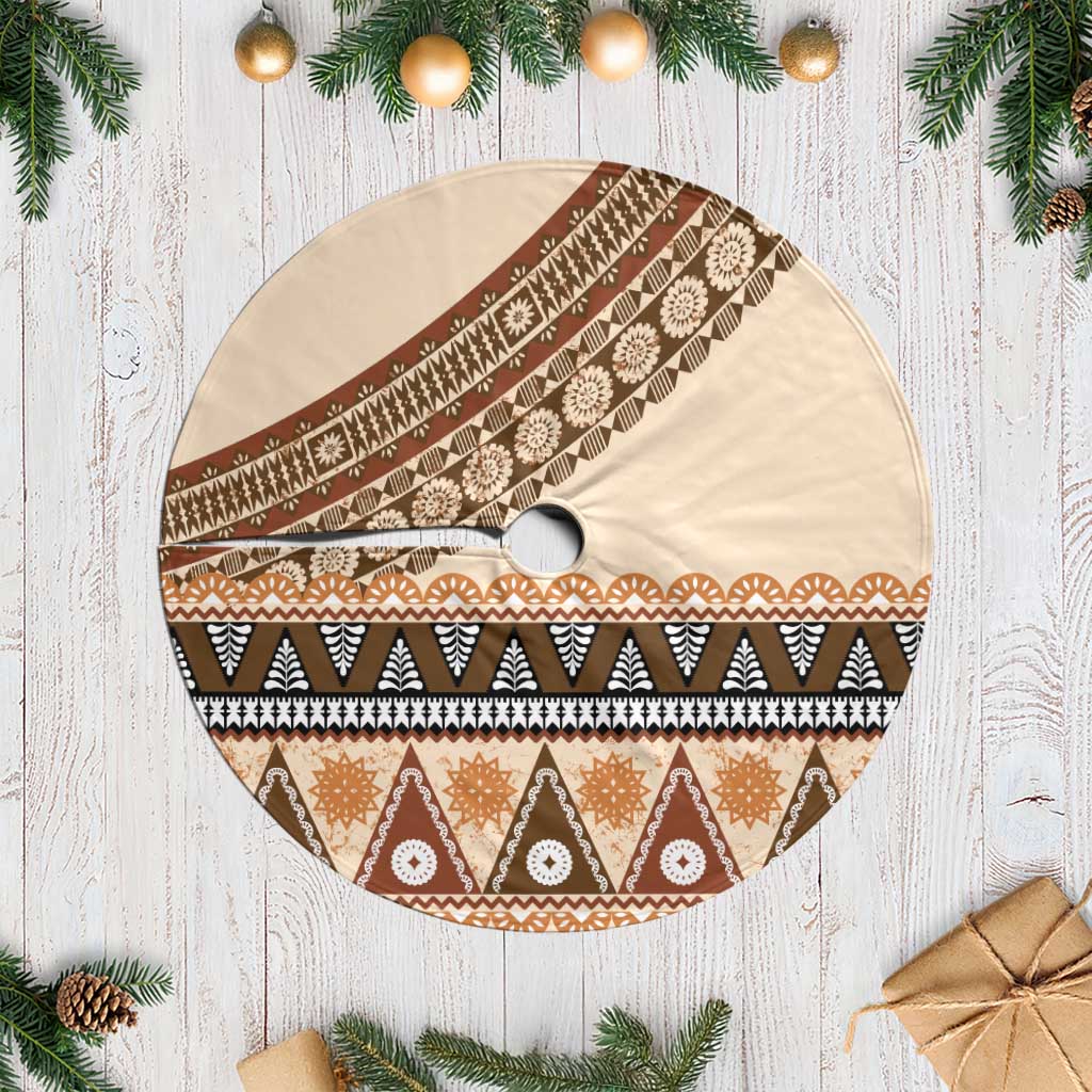 Bula Fiji Tree Skirt 2025 Pasifika Traditional Fijian Masi - Polynesian Pride