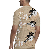Bula Fiji Iri Buli Rugby Jersey Woven Fan With Fijian Tapa