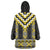 Yellow Taniko Aotearoa Wearable Blanket Hoodie Niho Taniwha Mix Poutama
