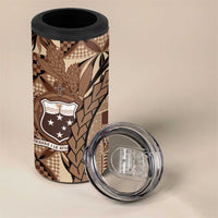 Samoa Siapo 4 in 1 Can Cooler Tumbler Happy Independence Day Vintage Vibes