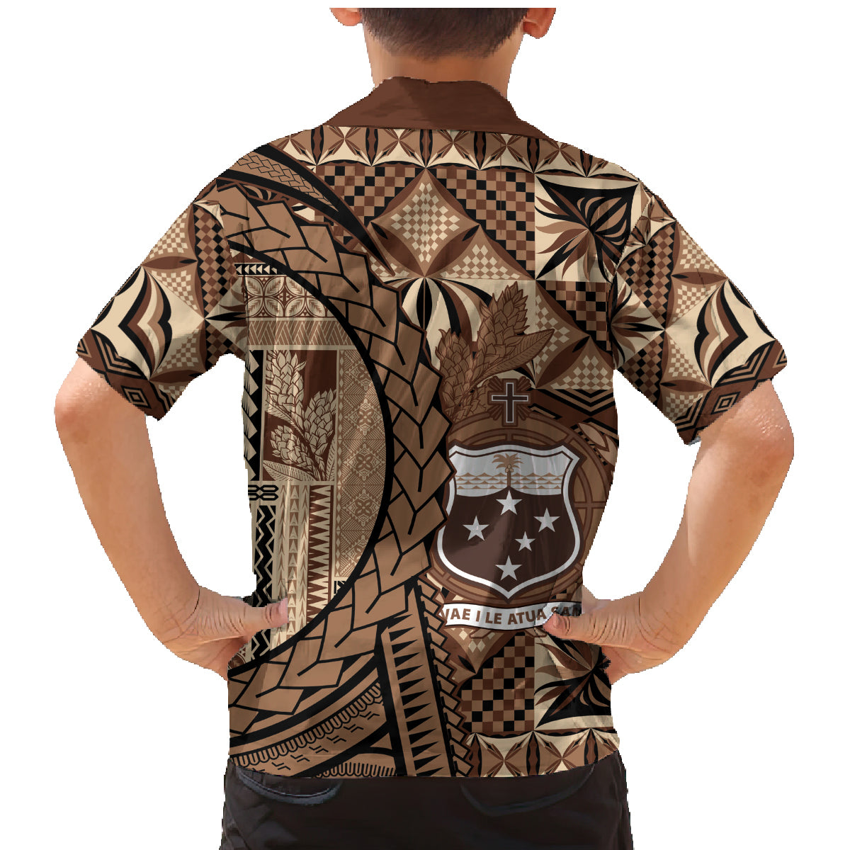 Samoa Siapo Family Matching Mermaid Dress and Hawaiian Shirt Happy Independence Day Vintage Vibes LT14 - Polynesian Pride