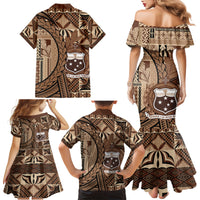 Samoa Siapo Family Matching Mermaid Dress and Hawaiian Shirt Happy Independence Day Vintage Vibes LT14 - Polynesian Pride