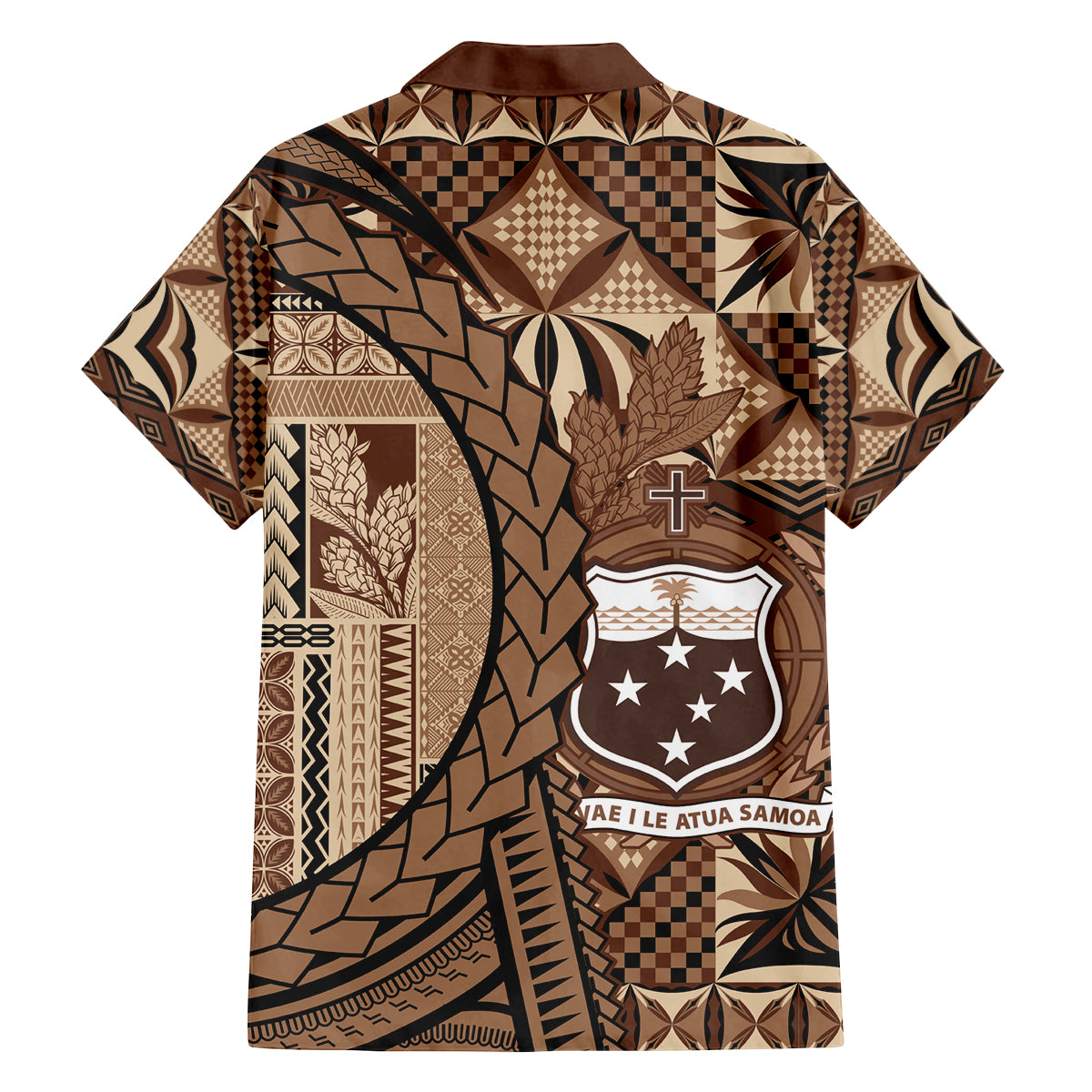 Samoa Siapo Family Matching Off The Shoulder Long Sleeve Dress and Hawaiian Shirt Happy Independence Day Vintage Vibes LT14 - Polynesian Pride