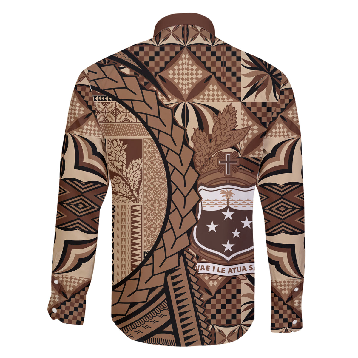 Samoa Siapo Family Matching Short Sleeve Bodycon Dress and Hawaiian Shirt Happy Independence Day Vintage Vibes LT14 - Polynesian Pride