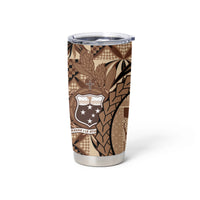 Samoa Siapo Tumbler Cup Happy Independence Day Vintage Vibes