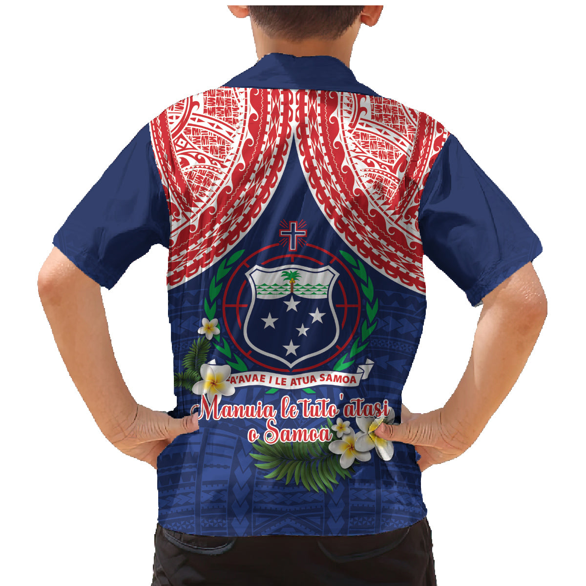 Samoan Independence Day Family Matching Mermaid Dress and Hawaiian Shirt Manuia Le Tutoatasi O Samoa LT14 - Polynesian Pride