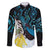 New Zealand Silver Fern Tui Bird Family Matching Mermaid Dress and Hawaiian Shirt Maori Kowhai Paua Shell Taniko Motifs