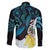 New Zealand Silver Fern Tui Bird Family Matching Mermaid Dress and Hawaiian Shirt Maori Kowhai Paua Shell Taniko Motifs