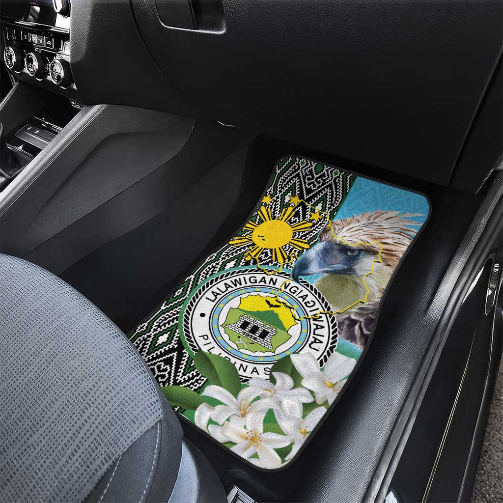 Cotabato Philippines Province Car Mats Filipino Eagle Sampaguita Tinalak Pattern