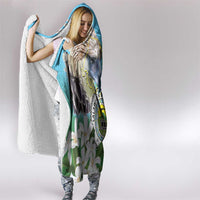 Cotabato Philippines Province Hooded Blanket Filipino Eagle Sampaguita Tinalak Pattern