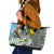 Cotabato Philippines Province Leather Tote Bag Filipino Eagle Sampaguita Tinalak Pattern
