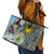Cotabato Philippines Province Leather Tote Bag Filipino Eagle Sampaguita Tinalak Pattern
