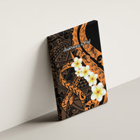 Liver Cancer Awareness Month Canvas Wall Art Awareness Is Key Orange Polynesian Ribbon