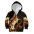 Liver Cancer Awareness Month Kid Hoodie Awareness Is Key Orange Polynesian Ribbon