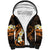 Liver Cancer Awareness Month Sherpa Hoodie Awareness Is Key Orange Polynesian Ribbon