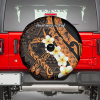 Liver Cancer Awareness Month Spare Tire Cover Awareness Is Key Orange Polynesian Ribbon