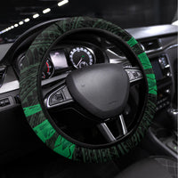 ADHD Awareness Month You Matter Steering Wheel Cover Green Polynesian Ribbon LT14 Universal Fit Green - Polynesian Pride