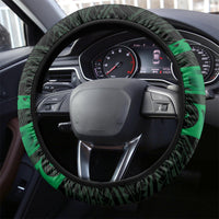 ADHD Awareness Month You Matter Steering Wheel Cover Green Polynesian Ribbon LT14 - Polynesian Pride