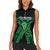ADHD Awareness Month You Matter Women Sleeveless Polo Shirt Green Polynesian Ribbon