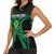 ADHD Awareness Month You Matter Women Sleeveless Polo Shirt Green Polynesian Ribbon