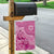 Pink Bula Fiji Garden Flag Fijian Dance Fan Tapa Cloth Pattern