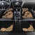 Black Bula Fiji Car Mats Fijian Dance Fan Tapa Cloth Pattern