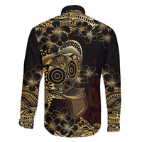 Frangipani Festival Rabaul Family Matching Puletasi and Hawaiian Shirt PNG Tribal Baining Mask Tattoo LT14 - Polynesian Pride