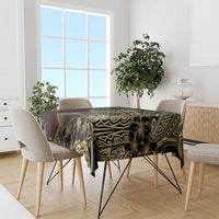 Frangipani Festival Rabaul Tablecloth PNG Tribal Baining Mask Tattoo - Polynesian Pride