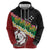 Frangipani Festival Rabaul East New Britain Hoodie Dukduk Dance With Plumeria - Polynesian Pride