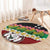 Frangipani Festival Rabaul East New Britain Round Carpet Dukduk Dance With Plumeria - Polynesian Pride