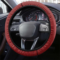 Frangipani Festival Rabaul East New Britain Steering Wheel Cover Dukduk Dance With Plumeria - Polynesian Pride