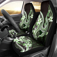 Green Black Aloha Hawaii Car Seat Cover Polynesian Shark Tattoo Plumeria LT14 - Polynesian Pride