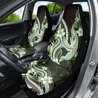 Green Black Aloha Hawaii Car Seat Cover Polynesian Shark Tattoo Plumeria LT14 - Polynesian Pride