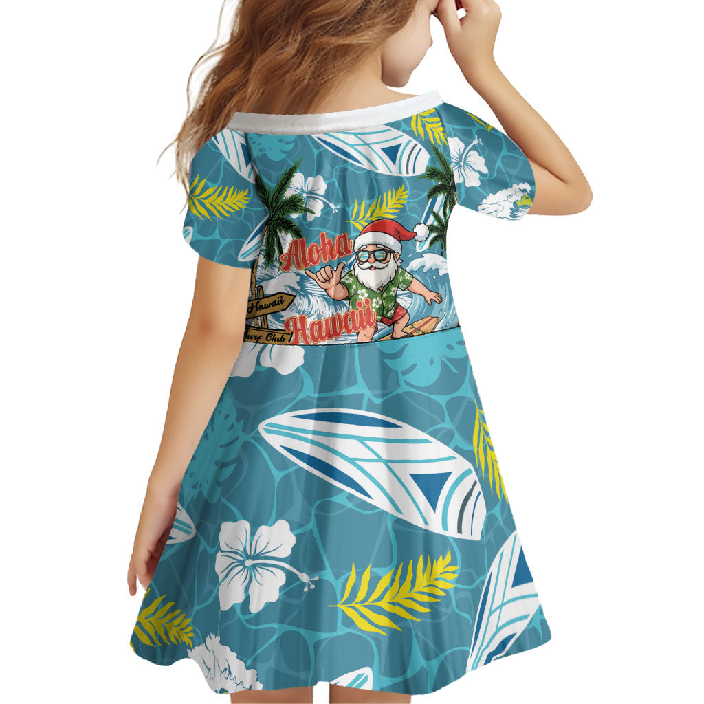 Hawaii Summer Christmas Family Matching Summer Maxi Dress and Hawaiian Shirt Surfing Santa Shaka Catch The Wave LT14 - Polynesian Pride