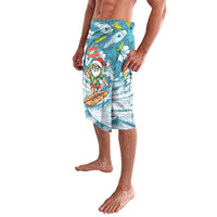 Hawaii Summer Christmas Lavalava Surfing Santa Shaka Catch The Wave