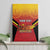 Papua New Guinea Rugby Custom Canvas Wall Art Go PNG Hunters Polynesian Pattern - Polynesian Pride